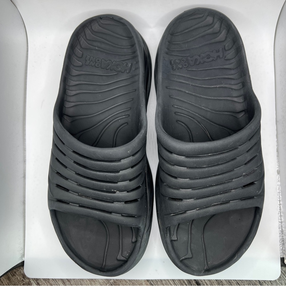 Unisex Hoka One One Slides Size W-9 M-7